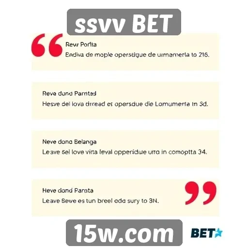 Opiniões de usuários sobre o ssvv BET
